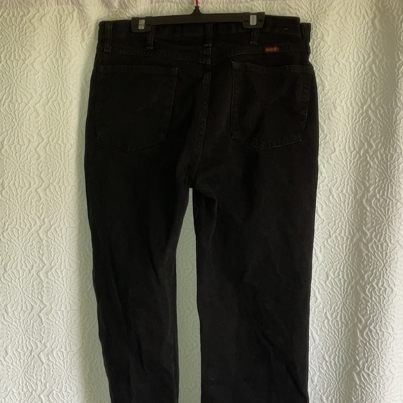 Rustler Black vintage Relaxed Denim Jeans western vintage - Picture 1 of 11